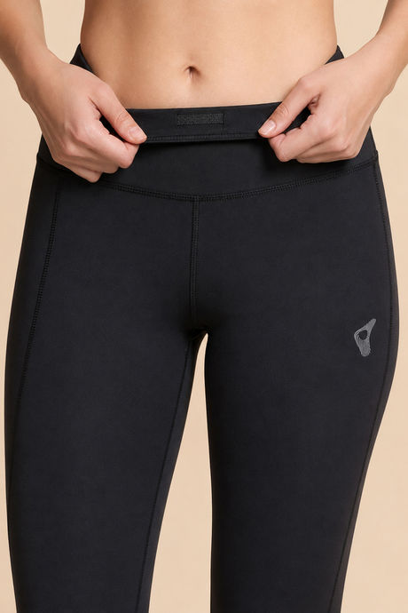 Zelocity Quick Dry Gym Leggings - Black Beauty — image 6